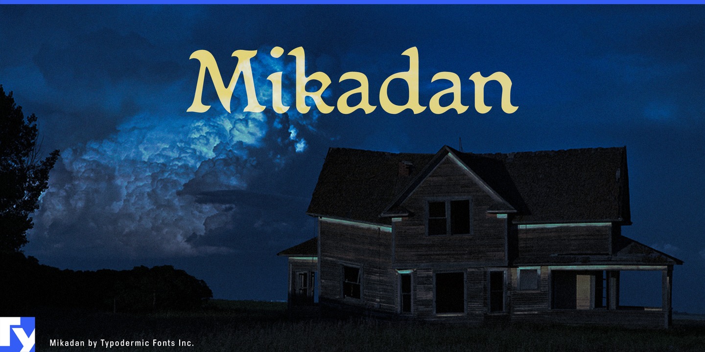 Example font Mikadan #1